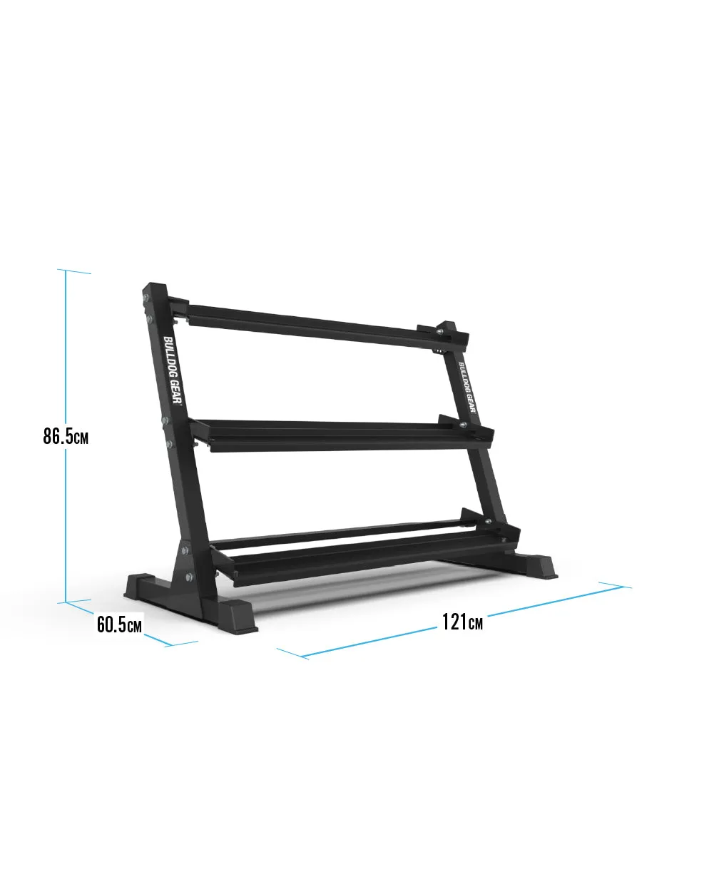 Bulldog Gear - Garage Gym Hex Dumbbell Storage Rack