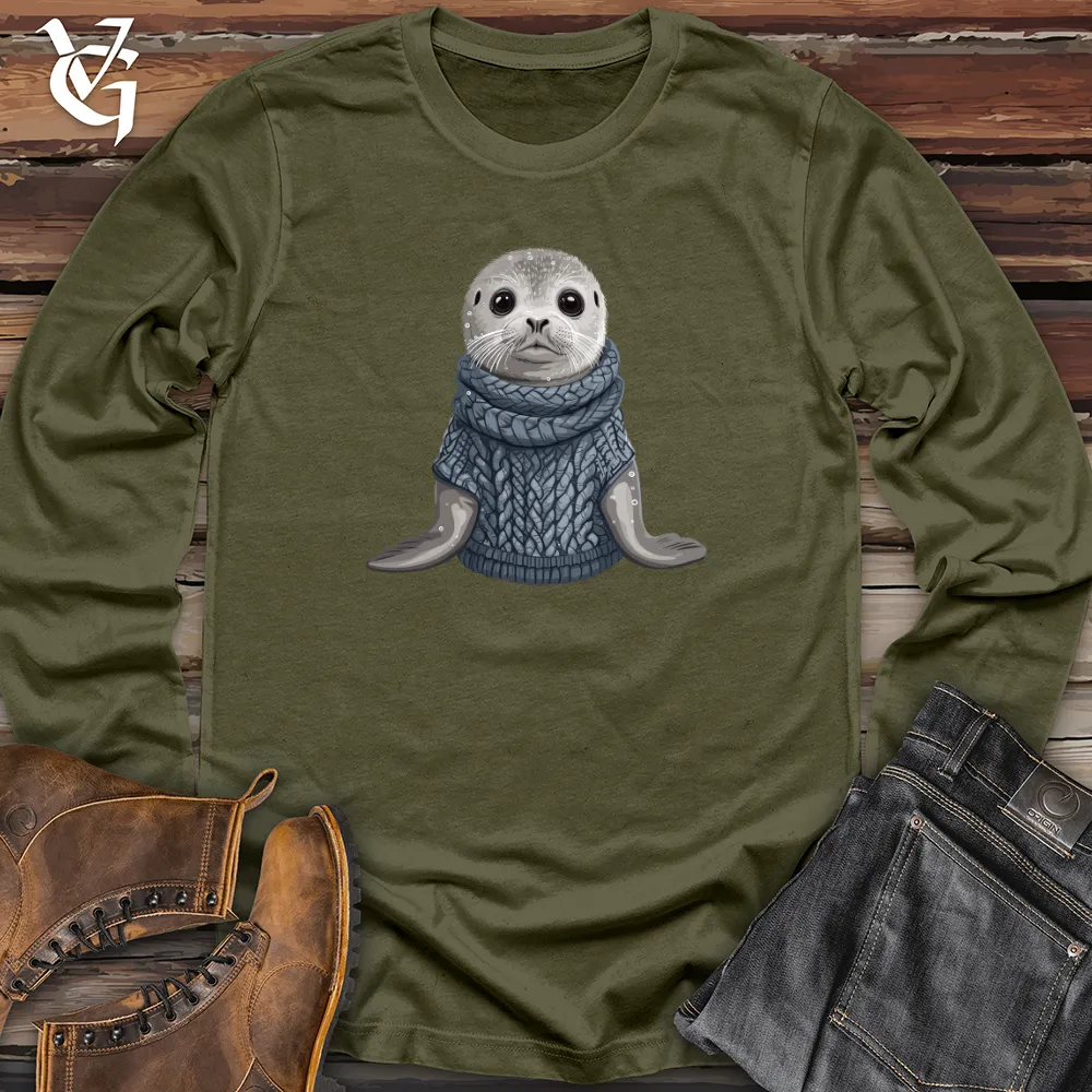 Cozy Seal Knit Long Sleeve