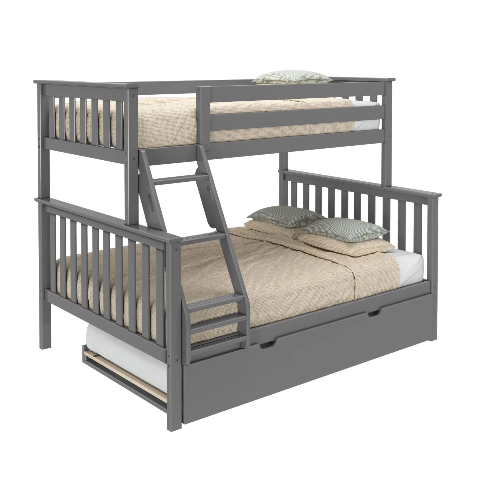 Twin Over Full Bunk Bed With Trundle